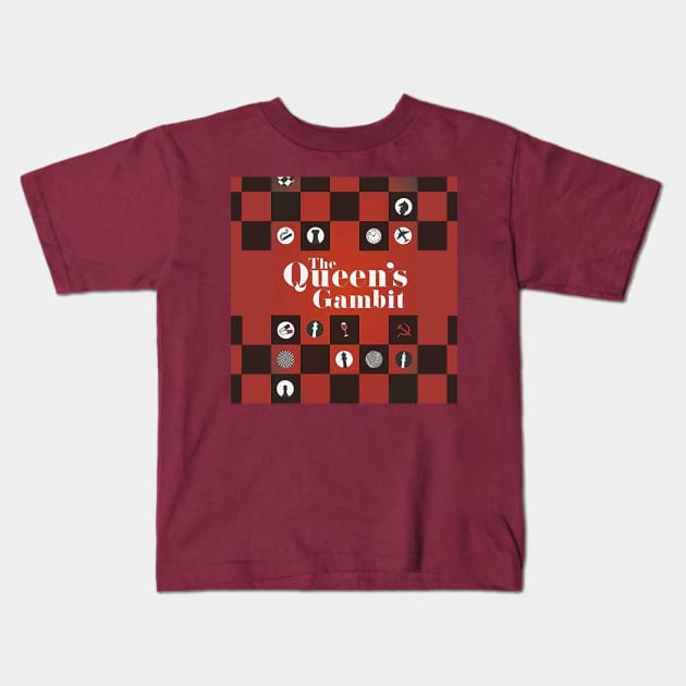 The Queen's Gambit Kids T-Shirt by Enami